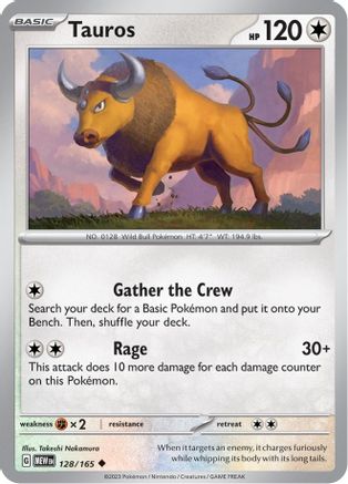 Tauros 128 - SV Scarlet and Violet 151