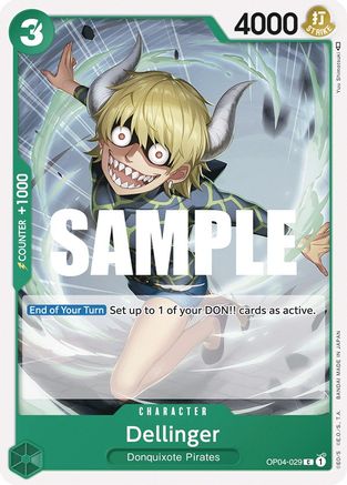 Dellinger (OP04-029) - Kingdoms of Intrigue