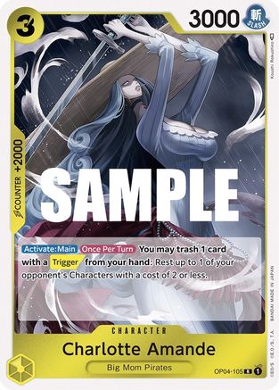 Charlotte Amande (OP04-105) - Kingdoms of Intrigue Foil