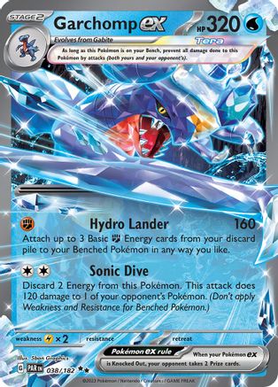 Garchomp ex 38 - SV04 Paradox Rift Holofoil