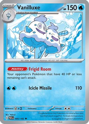 Vanilluxe 45 - SV04 Paradox Rift Reverse Holofoil