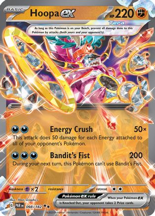 Hoopa ex 98 - SV04 Paradox Rift Holofoil