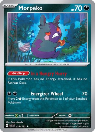 Morpeko - 121/182 121 - SV04 Paradox Rift Holofoil