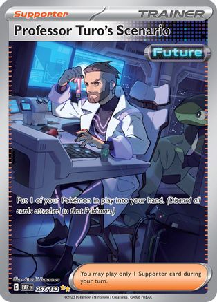 Professor Turo's Scenario - 257/182 257 - SV04 Paradox Rift Holofoil