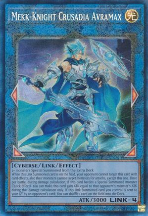 Mekk-Knight Crusadia Avramax (PCR) (RA01-EN044) - 25th Anniversary Rarity Collection 1st Edition