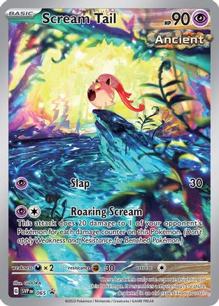 Scream Tail - 065 65 - SV Scarlet & Violet Promo Cards Holofoil