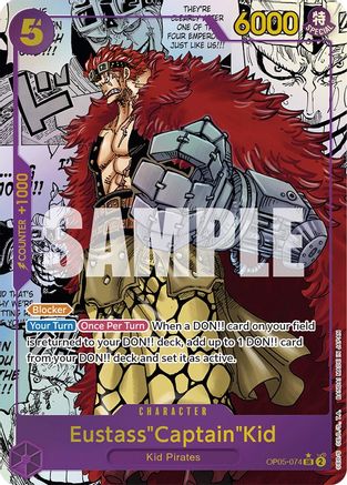 Eustass"Captain"Kid (Alternate Art) (Manga) (OP05-074) - Awakening of the New Era Foil