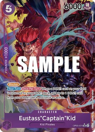 Eustass"Captain"Kid (Alternate Art) (OP05-074) - Awakening of the New Era Foil