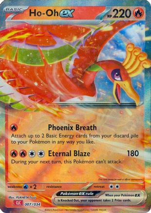 Ho-oh ex 7 - Trading Card Game Classic Holofoil