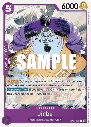 Jinbe (OP05-066) - Awakening of the New Era: 1st Anniversary Tournament Cards