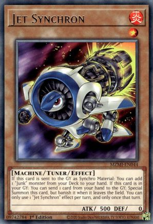 Jet Synchron (MZMI-EN044) - Maze of Millennia 1st Edition