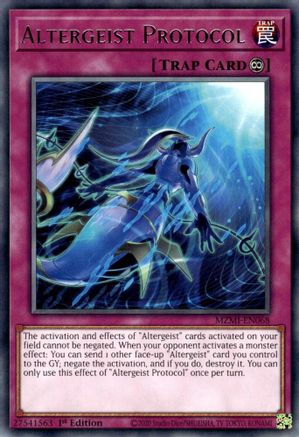 Altergeist Protocol (MZMI-EN068) - Maze of Millennia 1st Edition
