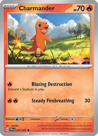 Charmander 7 - SV Paldean Fates