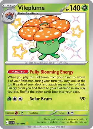 Vileplume 94 - SV Paldean Fates Holofoil