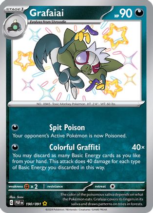 Grafaiai 190 - SV Paldean Fates Holofoil