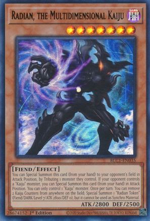 Radian, the Multidimensional Kaiju (BLC1-EN035) - Battles of Legend: Chapter 1 1st Edition