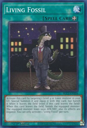Living Fossil (BLC1-EN104) - Battles of Legend: Chapter 1 1st Edition