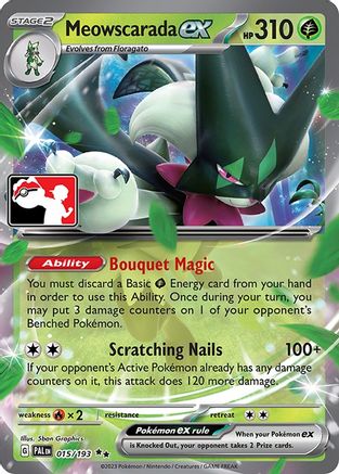 Meowscarada ex - Prize Pack Series Cards Holofoil