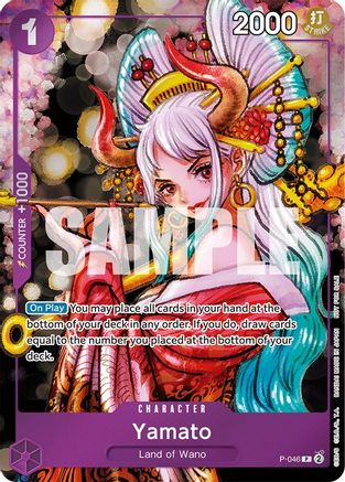 Yamato (Event Pack Vol. 3) (P-046) - One Piece Promotion Cards Foil