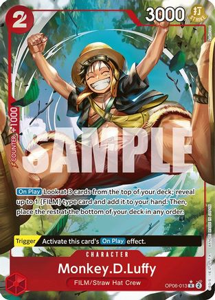 Monkey.D.Luffy (Alternate Art) (OP06-013) - Wings of the Captain Foil