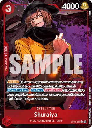 Shuraiya (Alternate Art) (OP06-009) - Wings of the Captain Foil