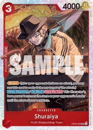 Shuraiya (OP06-009) - Wings of the Captain Foil