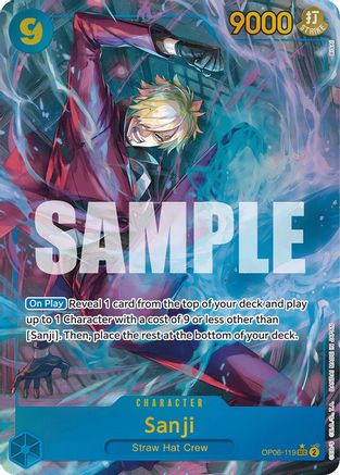 Sanji (Alternate Art) (OP06-119) - Wings of the Captain Foil