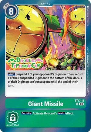 Giant Missile (ST17-12) - Starter Deck 17: Double Typhoon Advanced Deck Set Pre-Release Cards Foil