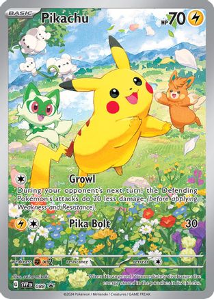 Pikachu - 088 88 - SV Scarlet & Violet Promo Cards Holofoil