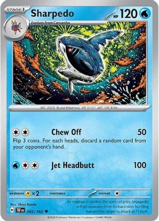 Sharpedo 43 - SV05 Temporal Forces