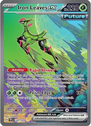 Iron Leaves ex 203 - SV05 Temporal Forces Holofoil