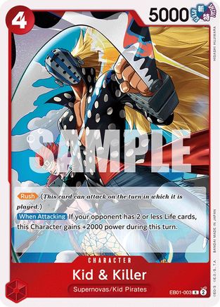 Kid & Killer (EB01-003) - Extra Booster: Memorial Collection Foil