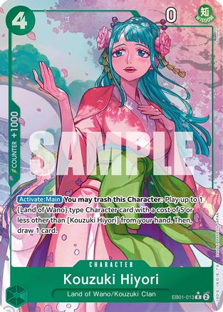 Kouzuki Hiyori (Alternate Art) (EB01-013) - Extra Booster: Memorial Collection Foil