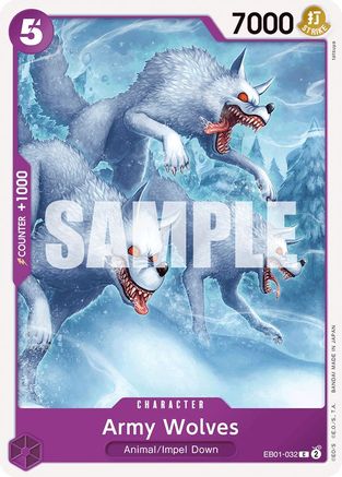 Army Wolves (EB01-032) - Extra Booster: Memorial Collection