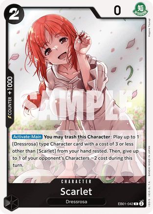 Scarlet (EB01-042) - Extra Booster: Memorial Collection Foil