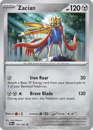 Zacian - 136/182 - Deck Exclusives