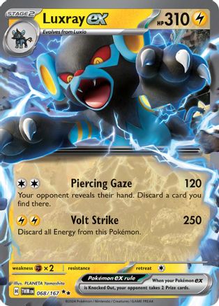 Luxray ex 68 - SV06 Twilight Masquerade Holofoil