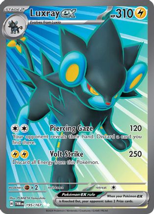 Luxray ex 195 - SV06 Twilight Masquerade Holofoil