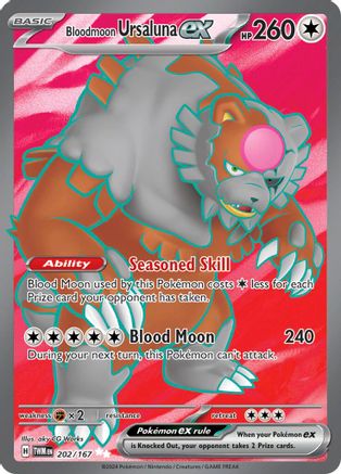 Bloodmoon Ursaluna ex 202 - SV06 Twilight Masquerade Holofoil