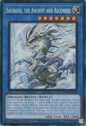 Sauravis, the Ancient and Ascended (PCR) (RA02-EN019) - 25th Anniversary Rarity Collection II 1st Edition