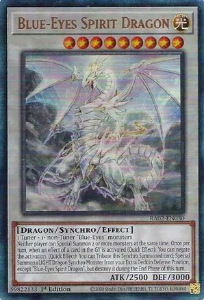 Blue-Eyes Spirit Dragon (PUR) (RA02-EN030) - 25th Anniversary Rarity Collection II 1st Edition