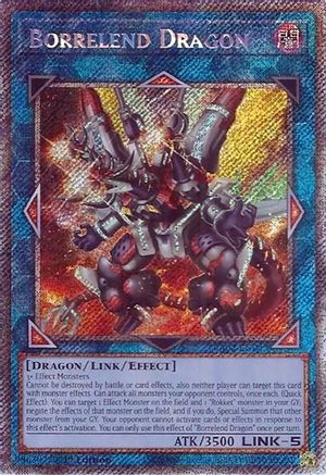 Borrelend Dragon (Platinum Secret Rare) (RA02-EN043) - 25th Anniversary Rarity Collection II 1st Edition