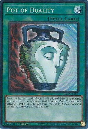 Pot of Duality (PCR) (RA02-EN057) - 25th Anniversary Rarity Collection II 1st Edition