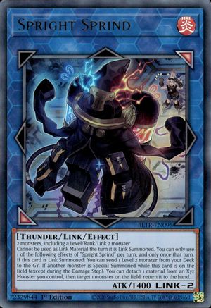 Spright Sprind (BLTR-EN095) - Battles of Legend: Terminal Revenge 1st Edition