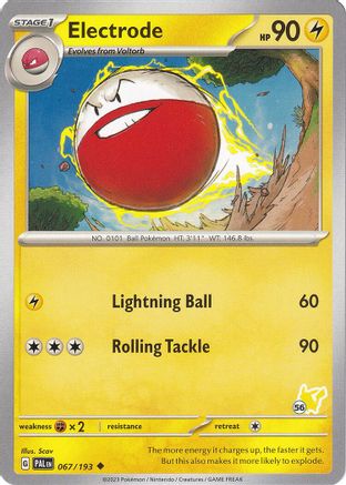 Electrode - Pikachu 56 - Battle Academy 2024