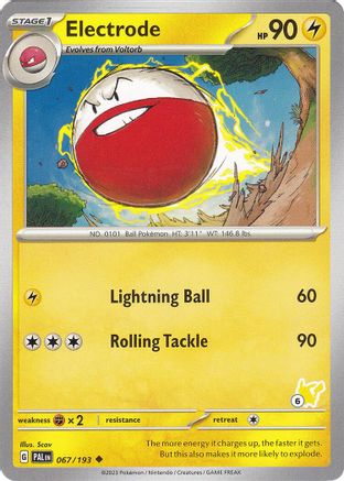 Electrode - Pikachu 6 - Battle Academy 2024