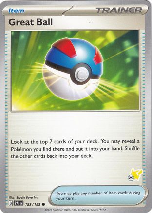 Great Ball - Pikachu 29 - Battle Academy 2024