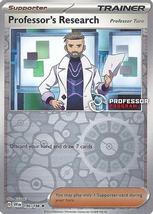 Professor's Research - 190/198 (2023) 190 - Professor Program Promos Reverse Holofoil