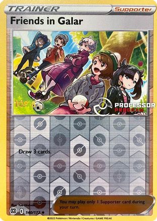 Friends in Galar - 140/172 (2022) 140 - Professor Program Promos Reverse Holofoil