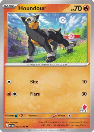 Houndour - Armarouge 21 - Battle Academy 2024